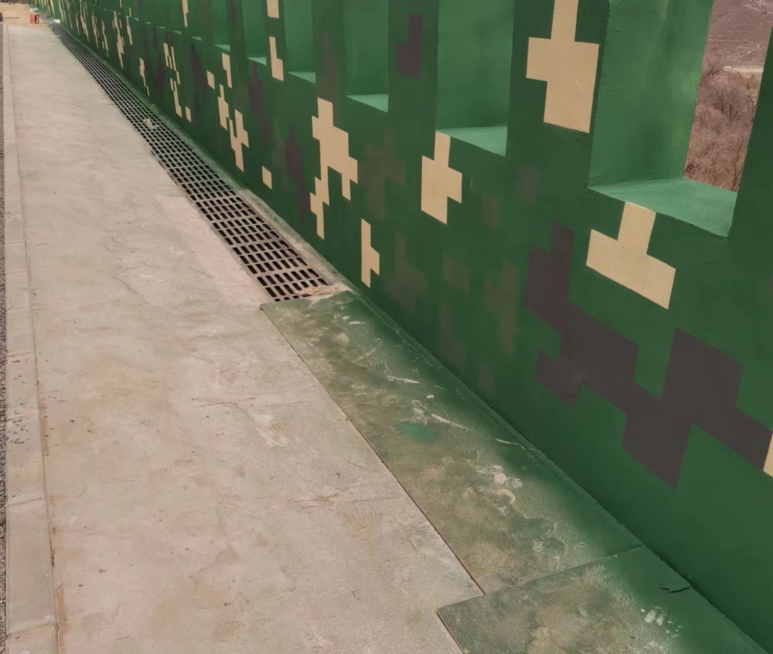 达州围墙迷彩喷涂,数迷彩漆